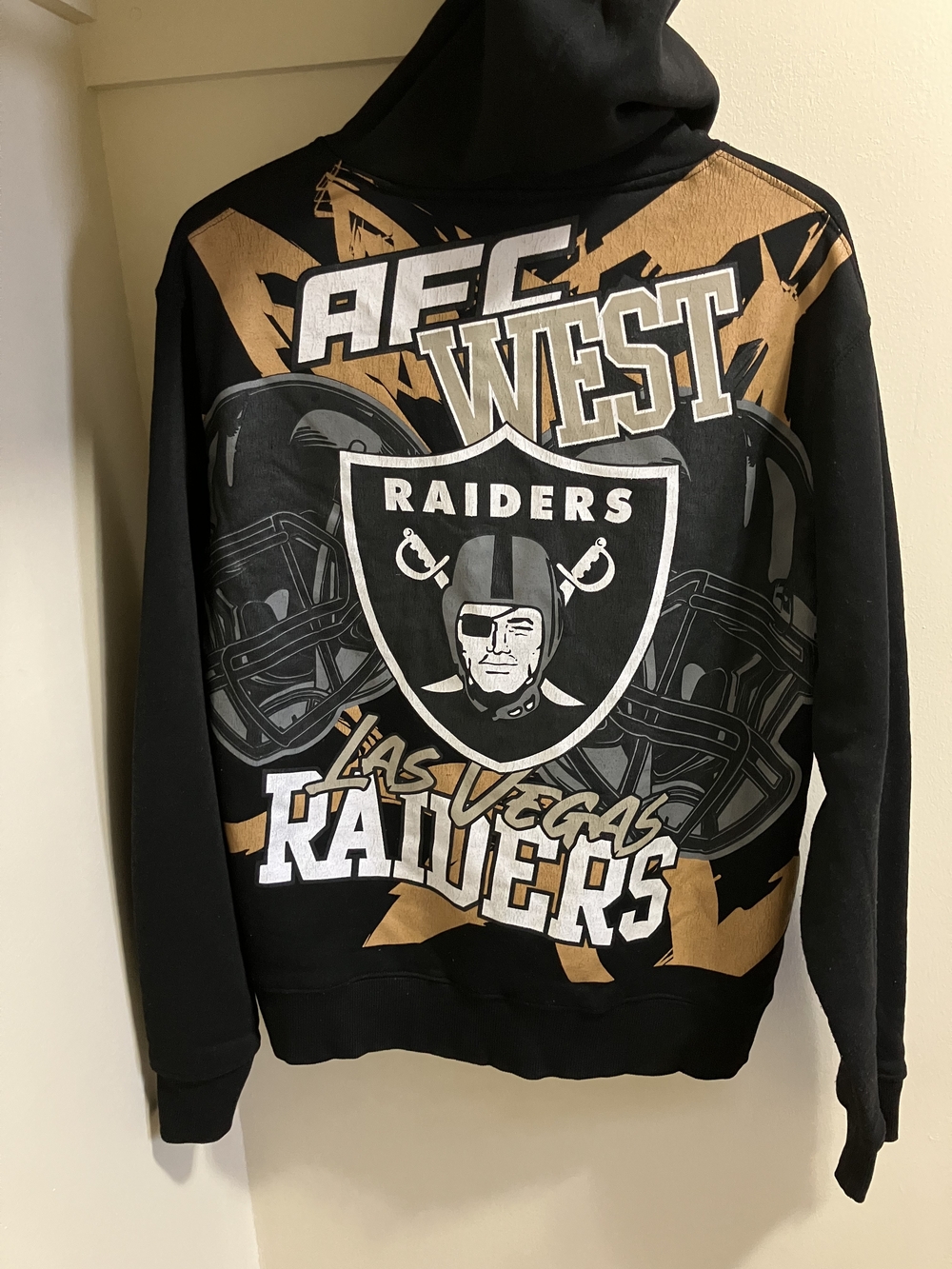 NFL Las Vegas Raiders Hoodie AFC West Graphic Men’s Small